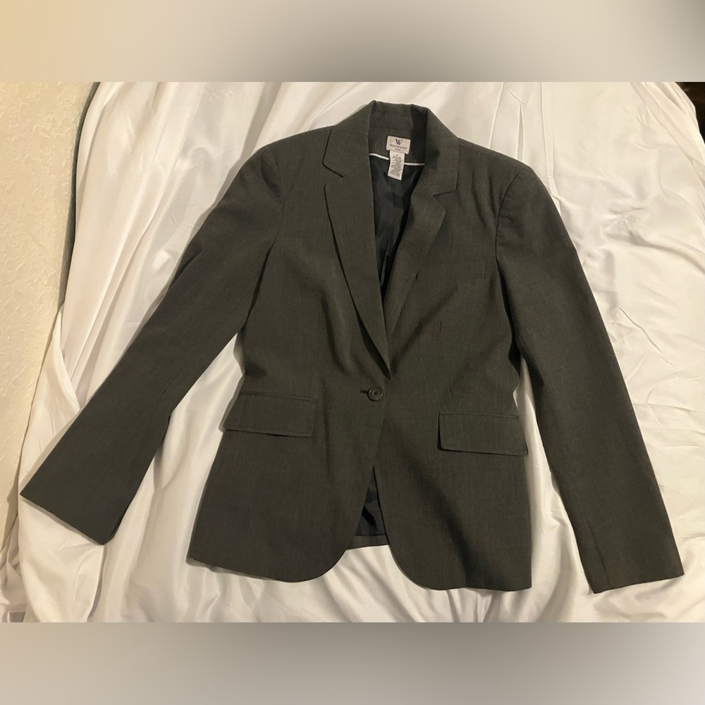 Worthington Dark Grey Blazer (Women’s) - Size 8
